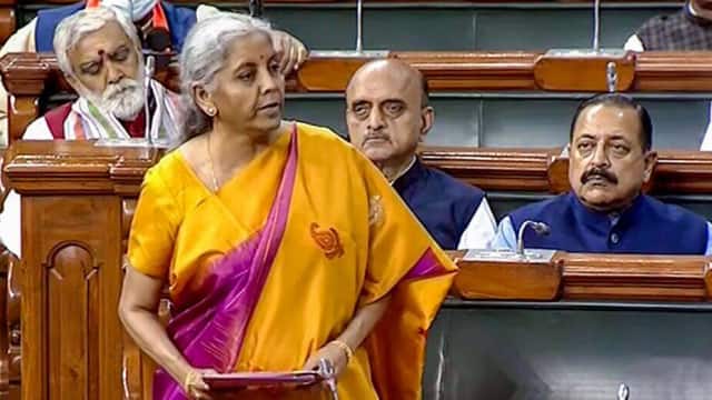 union finance minister nirmala sitharaman targets congress by referring to the film the kashmir file 1647279636