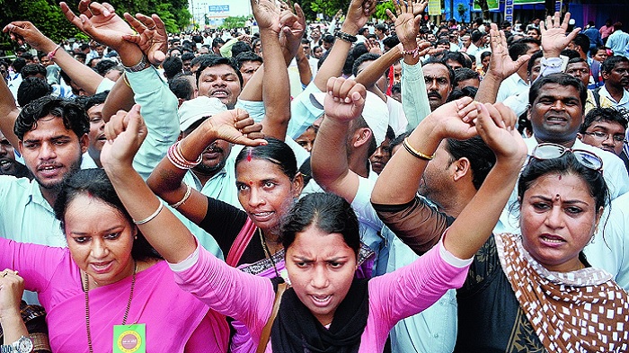 teacher protest