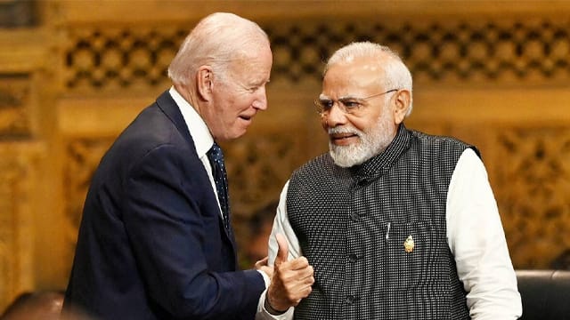 joe biden said to pm modi you are very famous in america people are lobbying to attend dinner 1684648328