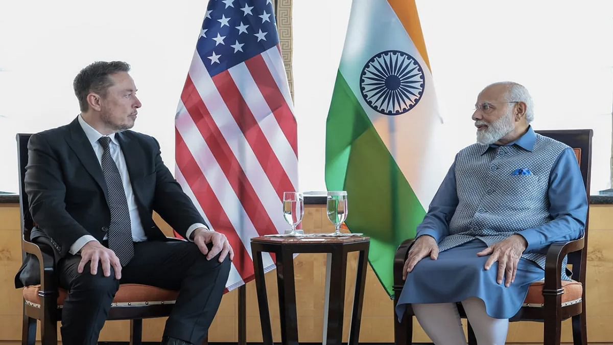 pm narendra modi meets elon musk