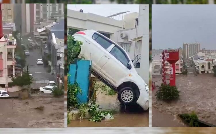 गुजरात-महाराष्ट्र में बाढ़,दिल्ली में फिर यमुना खतरे के निशान से पार अभी और डराएगी आसमानी आफत