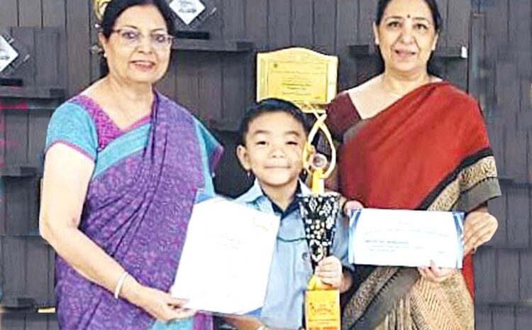 अखिल भारतीय प्रतियोगिता में सी.एम.एस. छात्र ‘नेशनल टॉपर’