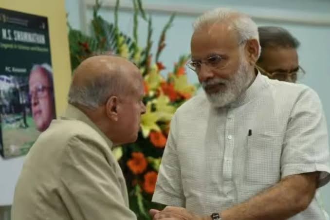 प्रो.स्वामीनाथन को पीएम मोदी ने किया याद,कहा-उनके बदौलत कृषि सेक्टर में शुरू हुआ नया युग