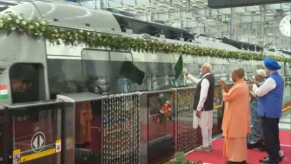 पीएम मोदी ने दिखाई रैपिड रेल को हरी झंडी,हर 15 मिनट में मिलेगी ट्रेन 1 IMG 20231020 WA0020