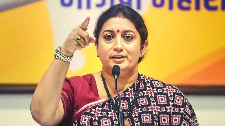 कांग्रेस के भारत न्याय यात्रा पर स्मृति ईरानी ने की तंज,बोलीं-वे न्याय का कर रहे हैं ढोंग