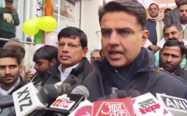  सचिन पायलट ने पीएम मोदी पर बोला हमला,कहा-विपक्ष की एकजुटता से घबरा गई है बीजेपी