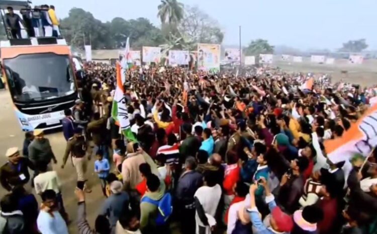बिहार के कटिहार में भारत जोड़ो न्याय यात्रा के दौरान मची भगदड़,बाल-बाल बचे राहुल गांधी