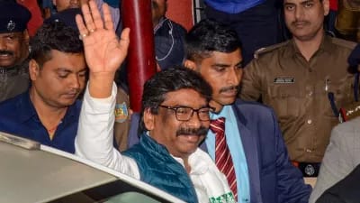 फ्लोर टेस्ट में शामिल होंगे हेमंत सोरेन,चंपई सरकार का कल होना है फ्लोर टेस्ट