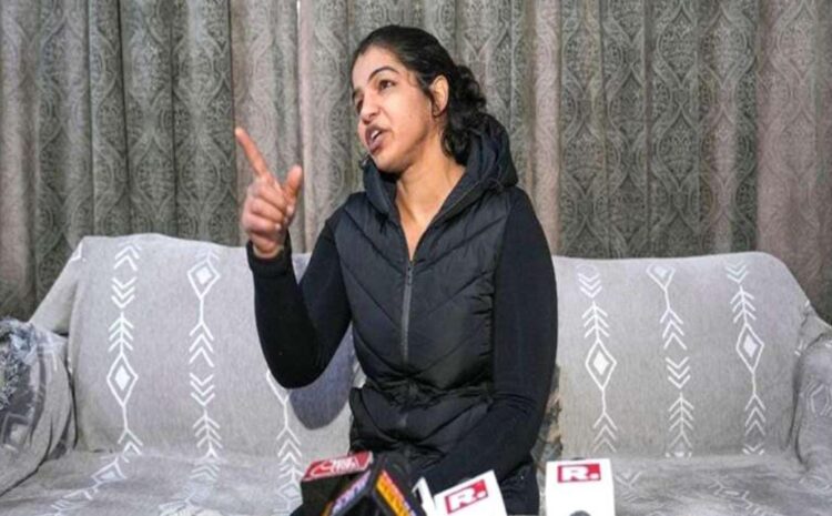 साक्षी मलिक ने दोबारा आंदोलन का किया ऐलान,बृजभूषण के सहयोगी को बर्खास्त करे सरकार
