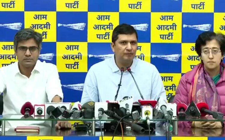  आप नेता सौरभ भारद्वाज ने भाजपा पर लगाया गंभीर आरोप,बोले-‘घबराई BJP,CBI करेगी सीएम केजरीवाल को गिरफ्तार’