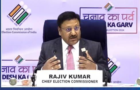  सबसे बड़े लोकतंत्र में चुनाव कराना हमारे लिए बड़ी चुनौती,चुनाव का पर्व देश का पर्व है,बोले मुख्य चुनाव आयुक्त