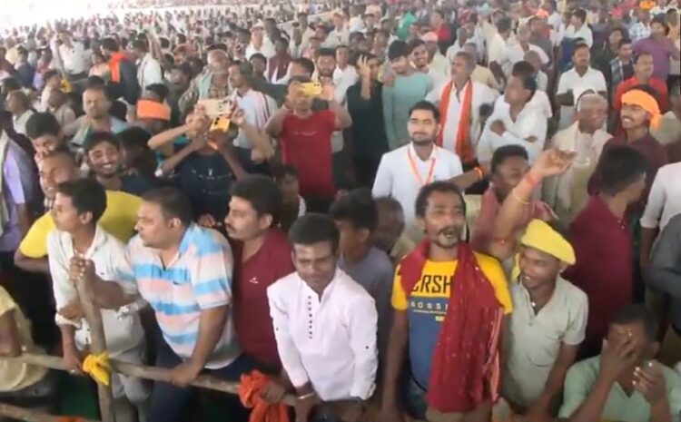 तेजस्वी के नौकरी देने वाले बयान पर रैली में बोले नीतीश कुमार-वह बोल रहे हैं कि हमने काम करवाया है वह क्या काम करवाएंगे..