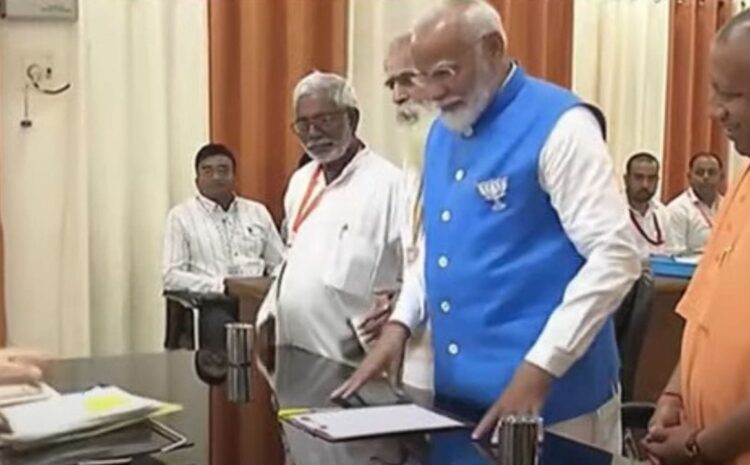 काल भैरव के दर्शन करने के बाद पीएम मोदी ने दाखिल किया नामांकन,मौजूद रहे सभी बड़े नेता