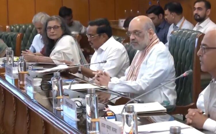 अमित शाह ने आज की हाई लेवल मीटिंग,बाढ़-बारिश को लेकर अधिकारियों को दिया अहम निर्देश