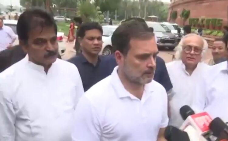NEET मुद्दे पर सदन में चर्चा करना चाहता है विपक्ष,बोले राहुल गांधी