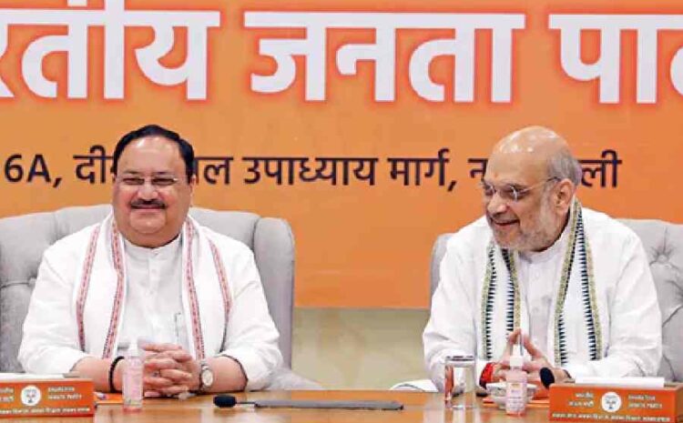 भाजपा का केंद्रीय नेतृत्व तय करेगा प्रत्याशियों का नाम,उपचुनाव में दिखेगा अमित शाह और जेपी नड्डा की जुगलबंदी
