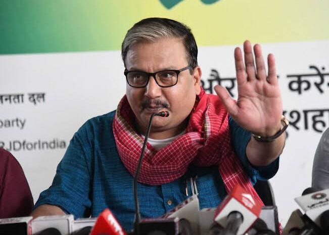 झूठा मामला दर्ज कर बीजेपी ने हेमंत सोरेन के खिलाफ रची है साजिश,बोले राजद सांसद मनोज झा