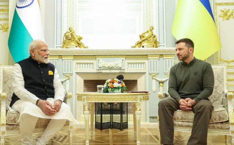भारत ने रूस को दिया शांति का संदेश,जेलेंस्की ने स्वीकार किया प्रधानमंत्री मोदी का निमंत्रण