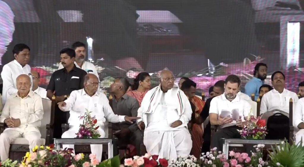 सांगली में राहुल गांधी ने आज किया बड़ा ऐलान,हम कराएंगे जातिगत जनगणना.. 1 1000385142