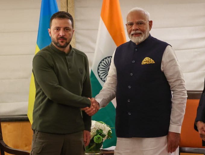 जेलेंस्की ने शांति प्रयास के लिए पीएम मोदी को कहा धन्यवाद,दिल्ली के लिए हुए रवाना 1 1000395423