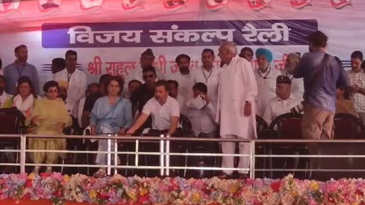 हरियाणा चुनाव के लिए आज शाम 6 बजे बंद हो जाएगा चुनाव प्रचार,राहुल गांधी ने झोंकी पूरी ताकत