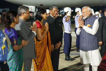 मंत्रोच्चारण के साथ ब्राजील में पीएम मोदी का हुआ स्वागत,जी20 सम्मेलन में लेंगे हिस्सा 1 1000428444