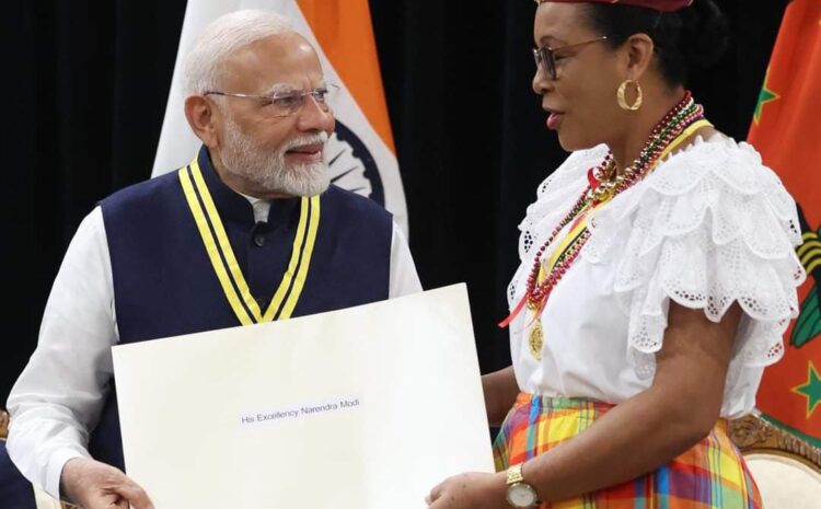  गुयाना के राष्ट्रपति ने पीएम मोदी को सर्वोच्च नागरिक सम्मान से किया सम्मानित,बोले-यह सम्मान भारत के 140 करोड़ लोगों का सम्मान है..