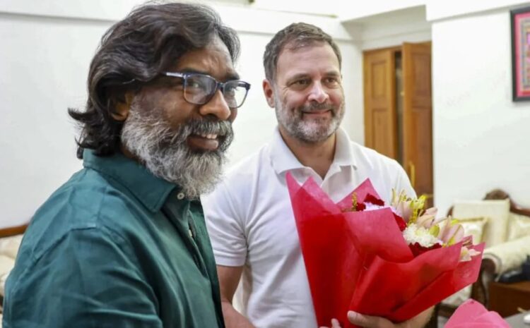  झारखंड में वापसी कर सकती है महागठबंधन!एग्जिट पोल के अनुसार NDA पर भारी पड़ेगी सोरेन सरकार