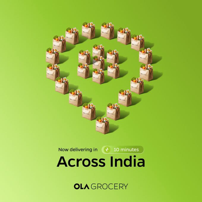 ओला ने लॉन्च की 10 मिनट में डिलीवरी देना वाला नया प्लेटफॉर्म Ola Grocery, जोमैटो और Swiggy जैसी कंपनियों के लिए बनी चुनौती 1 1000446239