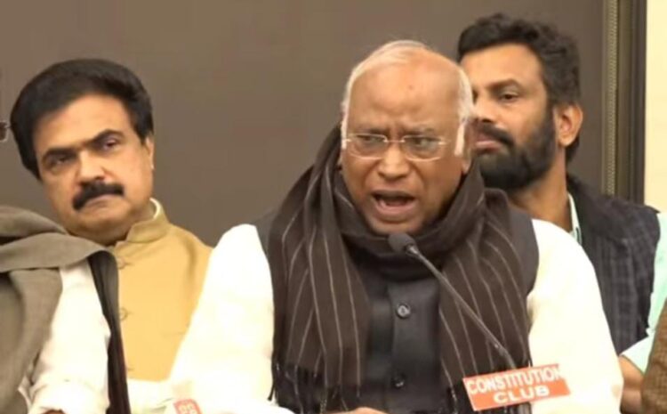  उपराष्ट्रपति जगदीप धनखड़ पर विपक्ष ने उठाए सवाल,खूब बोले मल्लिकार्जुन खरगे