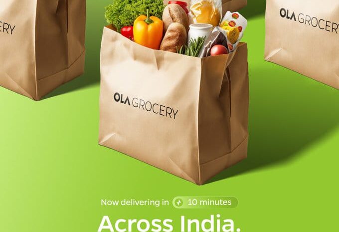  ओला ने लॉन्च की 10 मिनट में डिलीवरी देना वाला नया प्लेटफॉर्म Ola Grocery, जोमैटो और Swiggy जैसी कंपनियों के लिए बनी चुनौती
