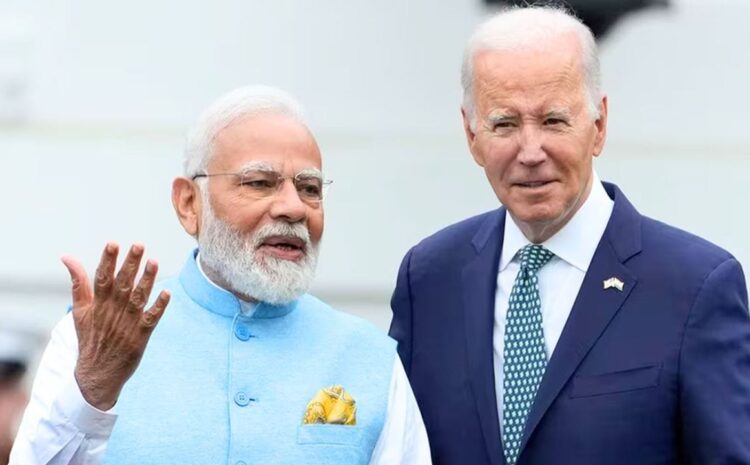  अमेरिकी राष्ट्रपति जो बाइडेन PM मोदी को भेजा चिट्ठी,भारत-अमेरिका के बीच संंबंध मजबूत करने की कही बात