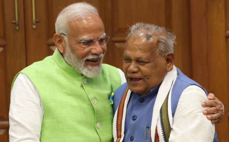  इस्तीफे वाली खबर पर जीतराम मांझी ने दी सफाई,कहा-हम एनडीए का हिस्सा हैं इस्तीफे की बात हीं नहीं है..