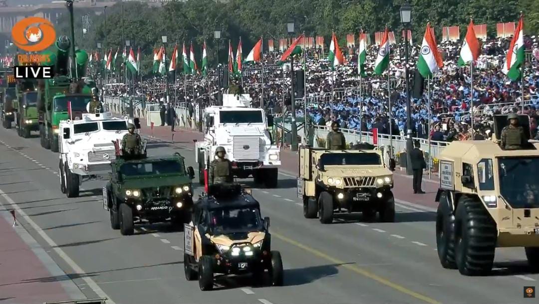 भारत की उन्नत सैन्य क्षमताओं का दिखा प्रदर्शन,परेड में यूपी-बिहार की झांकी ने भी जीता दिल 1 IMG 20250126 WA0037