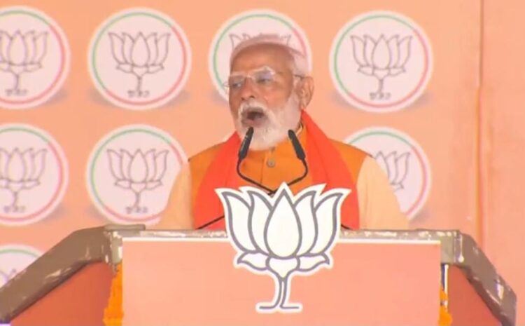 आप दा ने दिल्ली के 11 साल बर्बाद किए हैं,रैली में केजरीवाल पर बरसे पीएम मोदी