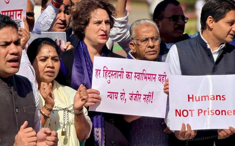  भारतीयों की वापसी पर आज सदन में हो सकता है हंगामा,विपक्षी नेताओं ने पूरी की तैयारी