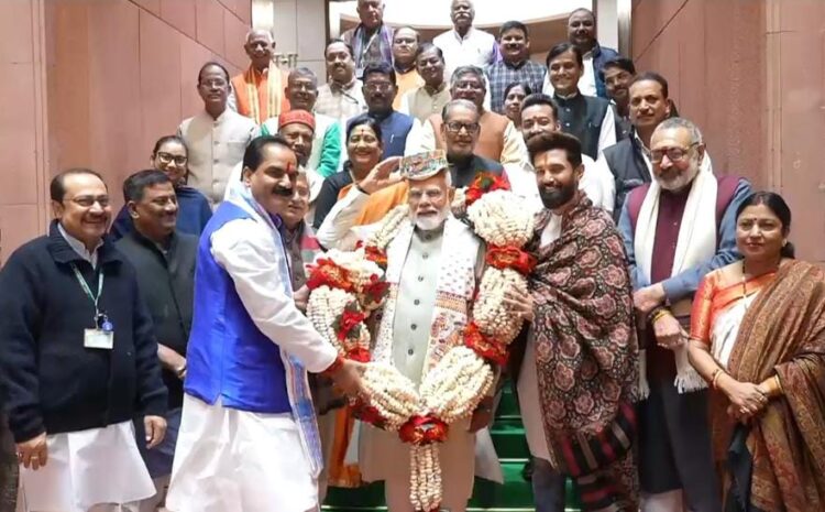  चुनाव परिणाम से पहले बिहार के सभी एनडीए सांसदों से मिले प्रधानमंत्री मोदी,जानिए इसके पीछे की वजह!