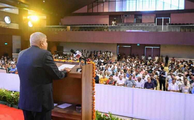 भारत पूरी दुनिया को अपने सामर्थ्य से आकर्षित कर रहा है,धार्मिक परिवर्तनों पर भी खूब बोले उपराष्ट्रपति धनखड़
