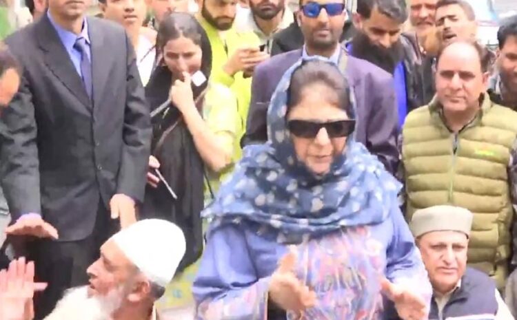 कश्मीरियों ने दिखाया है कि वे इस दर्द में देश के साथ हैं,मोदी सरकार पर भड़की पूर्व मुख्यमंत्री महबूबा मुफ्ती