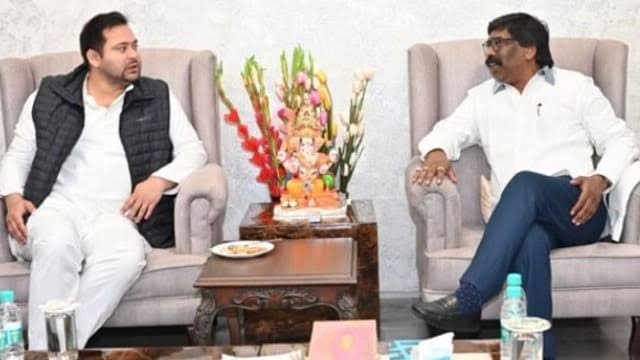 हम अपने बूते बिहार चुनाव में उतरने को तैयार है,सीएम सोरेन की पार्टी का ऐलान