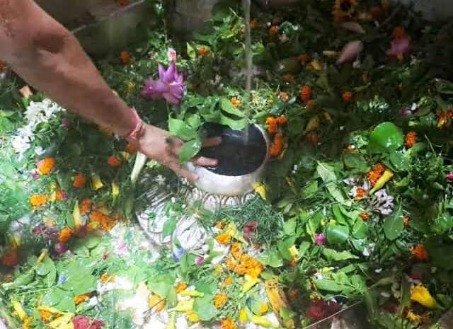 जल के साथ बाबा शंकर को अर्पित करें दूध और अरवा चावल,बाबा गरीबनाथ धाम में 1.75 लाख कांवरियों ने किया जलाभिषेक