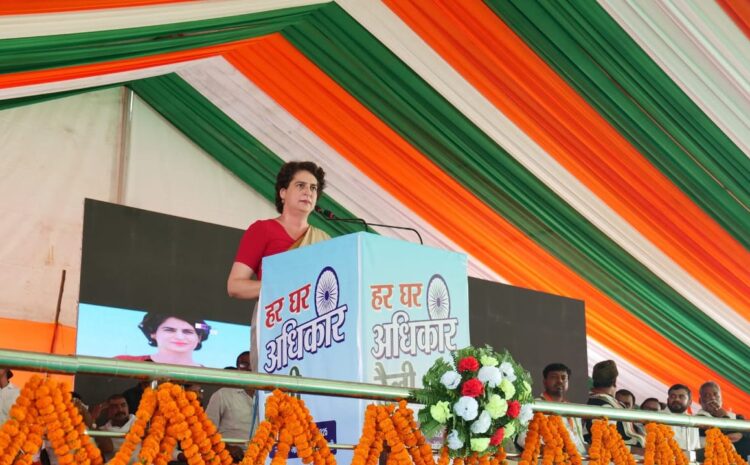 वोट खरीदने की हो रही है कोशिश,प्रियंका गांधी ने नीतीश सरकार पर बोला हमला