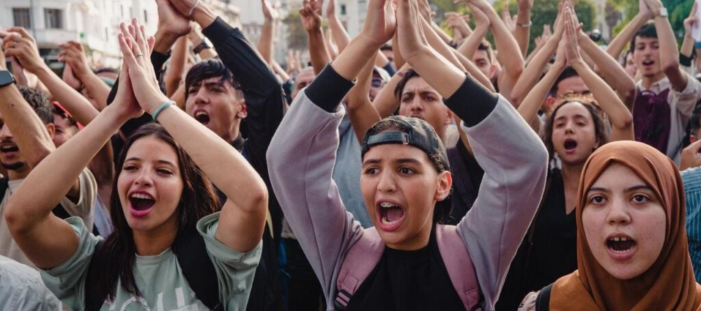 मोरक्को में Gen-Z का सरकार पर फूटा गुस्सा,सरकार को बर्खास्त करने की उठी मांग 1 1000600307
