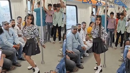 पटना मेट्रो में ये क्या हो रहा है?लड़कियों से परेशान हुए यात्री