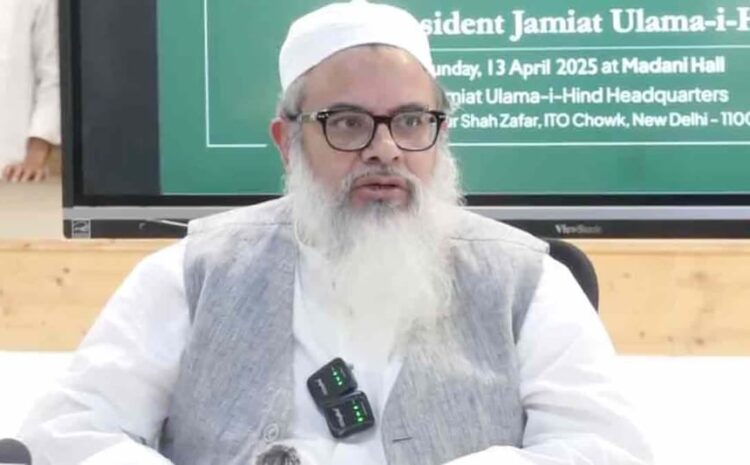 मौलाना मदनी ने दिया विवादित बयान,मोदी सरकार पर लगाया गंभीर आरोप