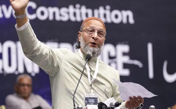 कांग्रेस के बनाए कानूनों का हो रहा गलत उपयोग,बोले ओवैसी-उमर खालिद और शरजील इमाम के लिए कांग्रेस है जिम्मेदार