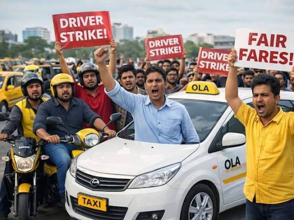  देश भर में हड़ताल पर रहेंगे ओला,उबर और रैपिडो के ड्राइवर्स,सरकार के खिलाफ उतरेंगे सड़कों पर