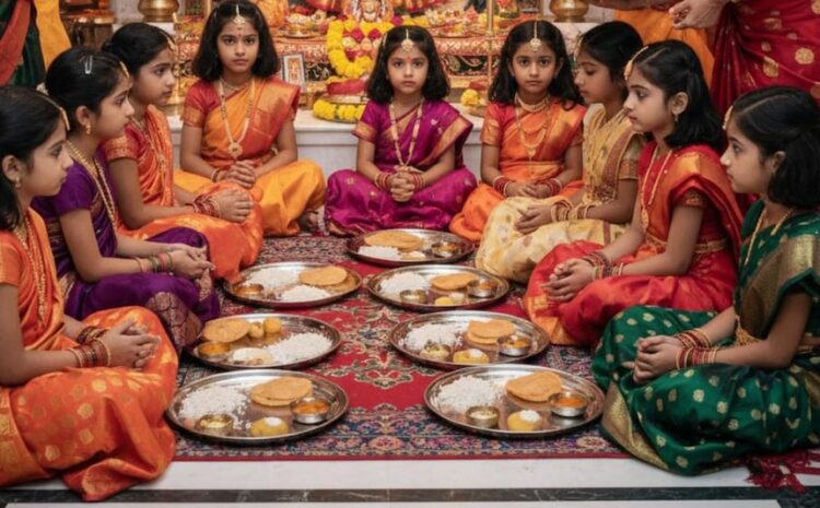  चैत्र नवरात्रि में आज भी किया जाएगा कन्या पूजा?जानें तारीख,मुहूर्त,नियम और महत्व