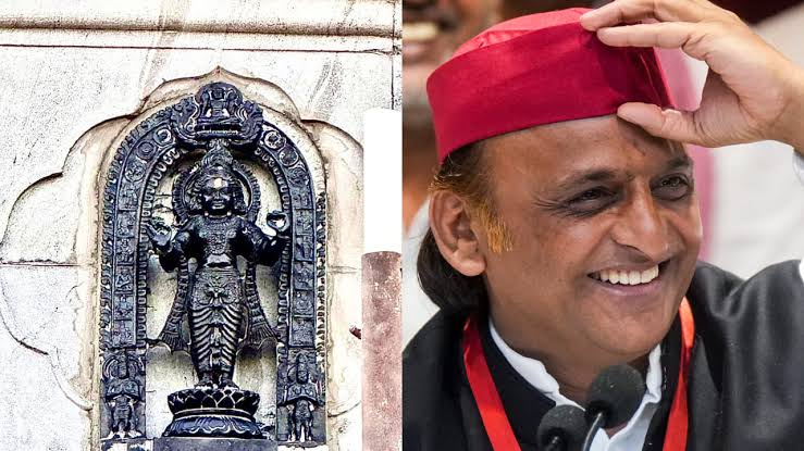 मूर्ति की तस्वीर पोस्ट करके फंस अखिलेश यादव,भाजपा और ओवैसी की पार्टी ने कहा यहीं है अवसरवादी राजनीति! 1 1000037884