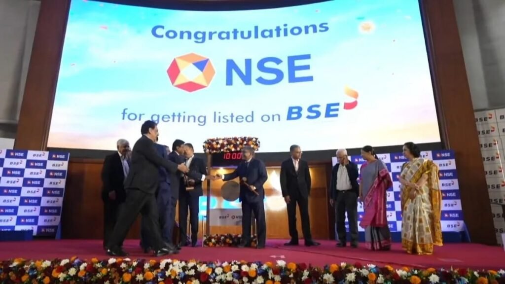 NSE ने शेयर बाजार में रखा कदम,10 साल बाद BSE पर हुआ लिस्ट 1 1000858951